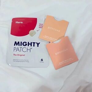 Skincare Blemish Patch Product Sampler, Hero. and Zitsticka, New